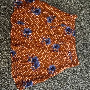 floral skirt